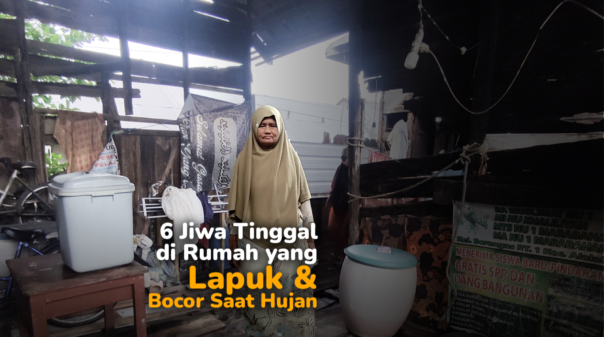 Wujudkan Mimpi Acil Jamsah, Ibu Tunggal yang Hidup Memprihatinkan di Rumah Tak Layak
