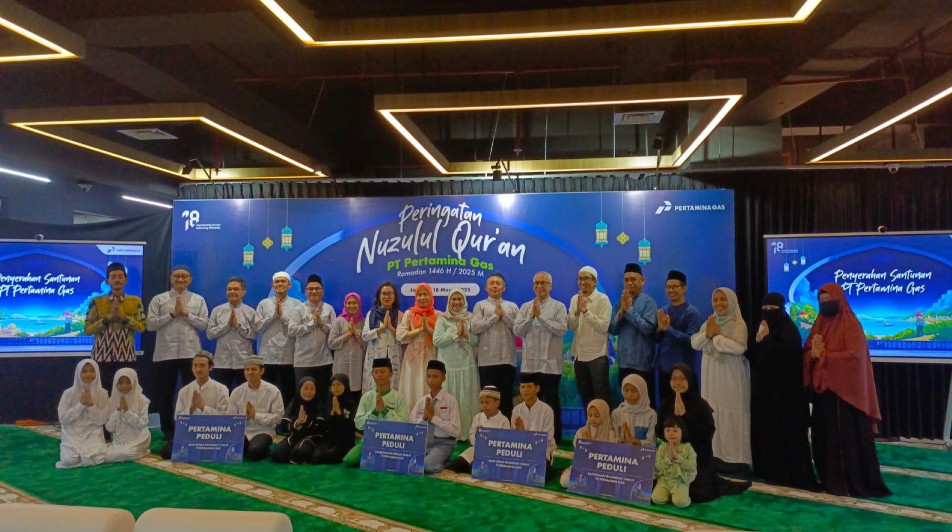 Pertamina Gas Bersama DT Peduli Gelar Santunan untuk Yatim dan Dhuafa 