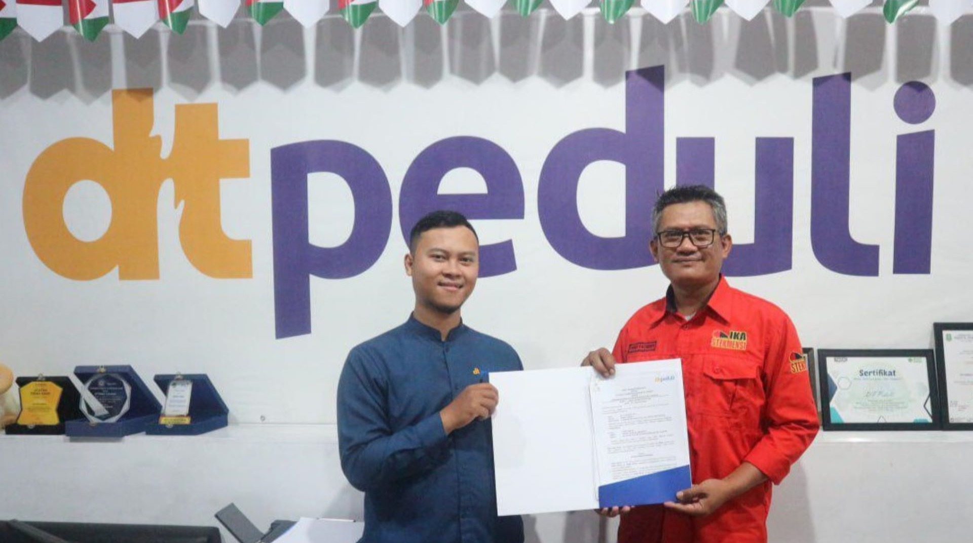DT Peduli dan CV. Hamada Sepakati MoU Pembangunan Recycle House bagi Penyintas Bencana Pergerakan Tanah Sukabumi 