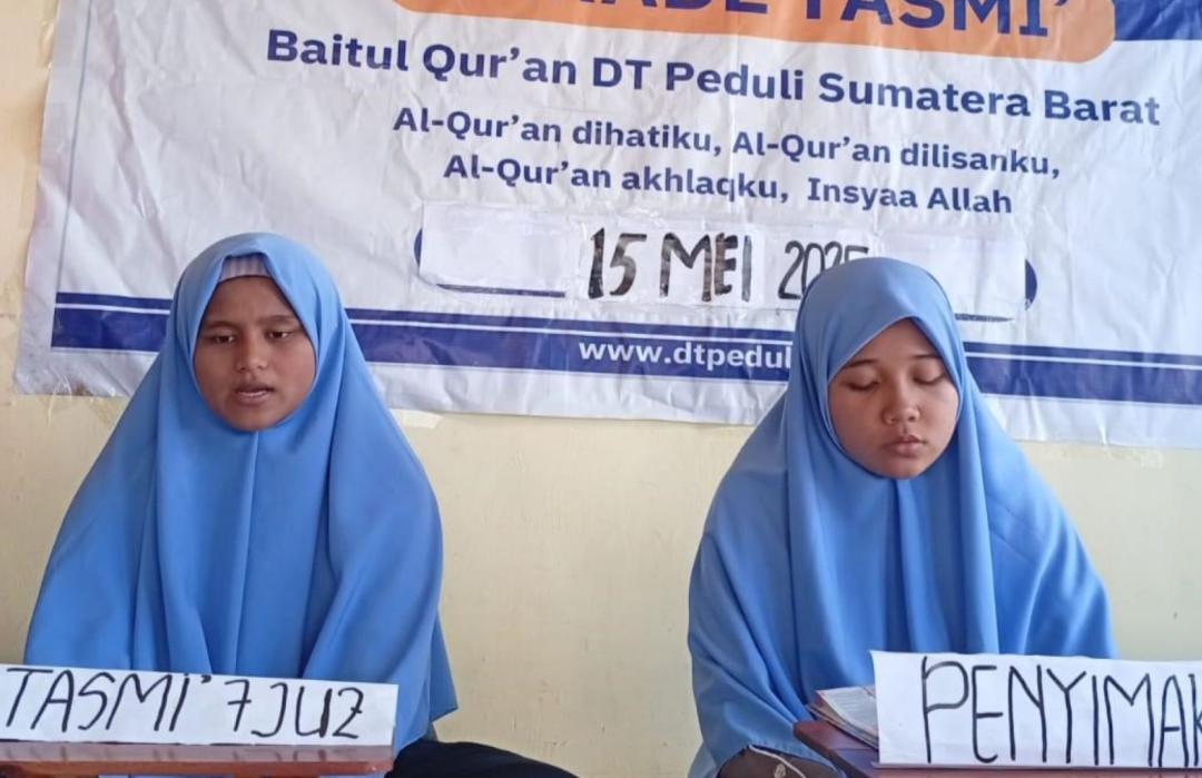 Yesti Diana Sari Sukses Tasmi 7 Juz di Rumah Tahfidz Qur’an Padang 