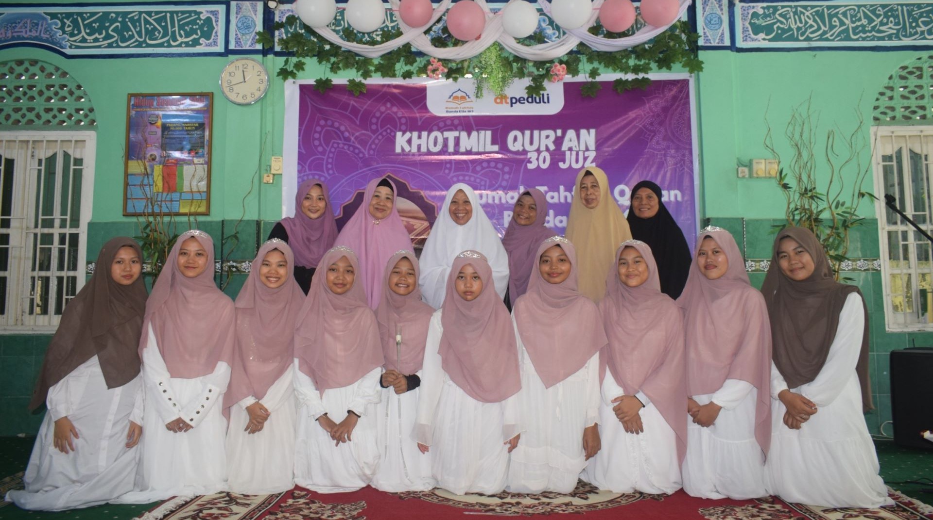 Barakallah! 8 Santri Beasiswa Rumah Tahfidz DT Peduli Sumsel Selesaikan Hafalan 30 Juz Al-Qur'an 