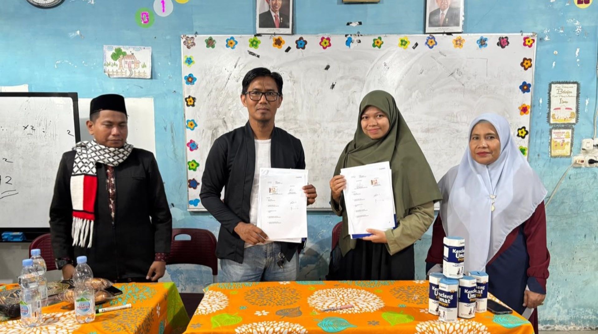 DT Peduli Sumut Jalin MoU Kencleng Infak dengan K3S dan KKG PAI di 40 Sekolah Medan Belawan 