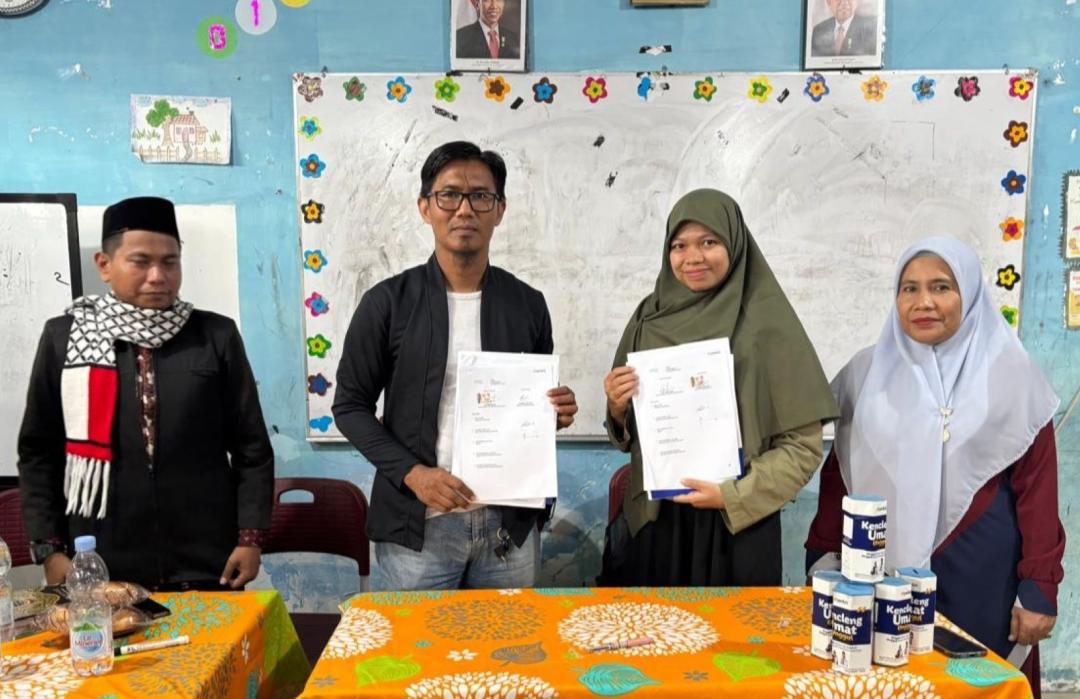 DT Peduli Sumut Jalin MoU Kencleng Infak dengan K3S dan KKG PAI di 40 Sekolah Medan Belawan 