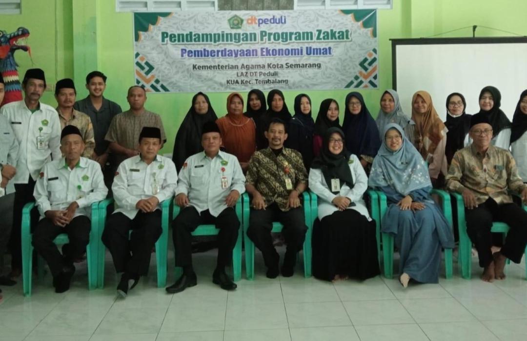Tindak Lanjuti Program Pemberdayaan Ekonomi Umat, DT Peduli Jateng Dan Kemenag Kota Semarang Adakan Pendampingan 
