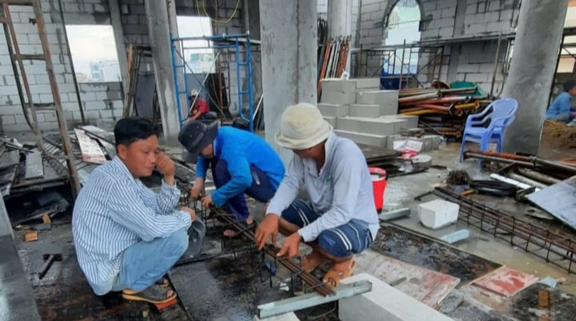 Tambah Satu Lantai, Masjid Long Xuyen Vietnam Lanjutkan Pembangunan 