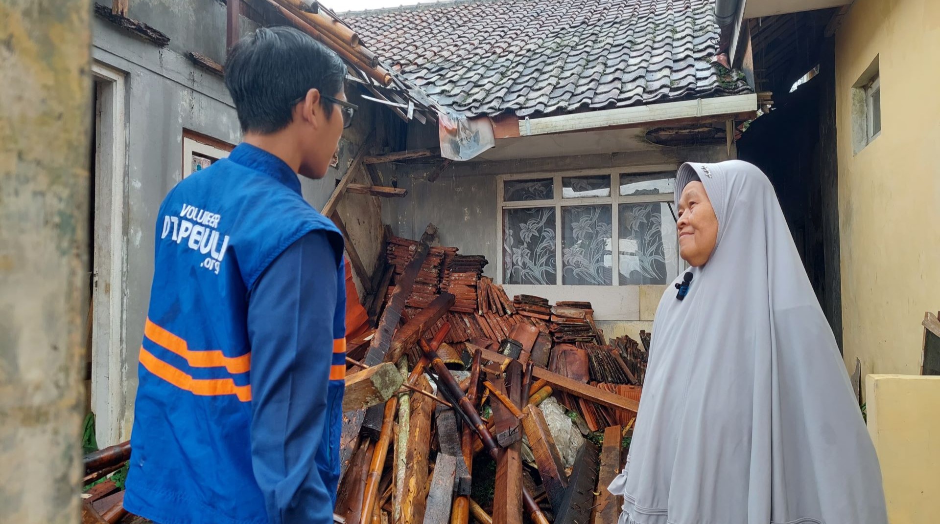 DT Peduli Kuningan Lakukan Survei Rumah Engkes yang Sudah Dibongkar karena Membahayakan 