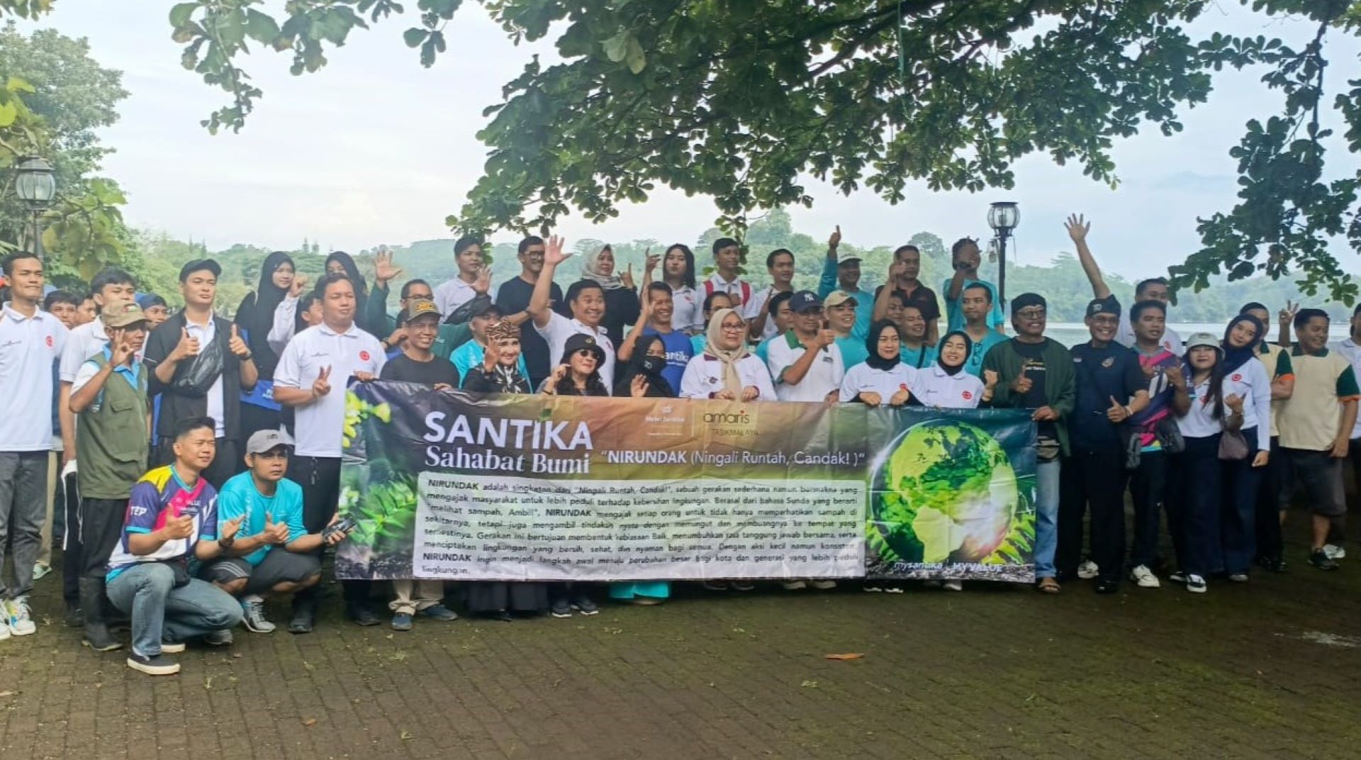 NiRunDak Bersama DT Peduli, Kolaborasi Santika Hotel dan Amaris Hotel 