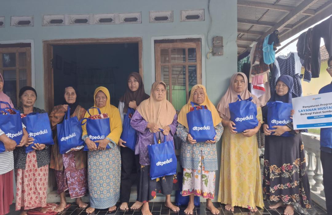 DT Peduli Malang Salurkan Bantuan untuk Dhuafa, Janda, dan Anak Yatim di Pasuruan 