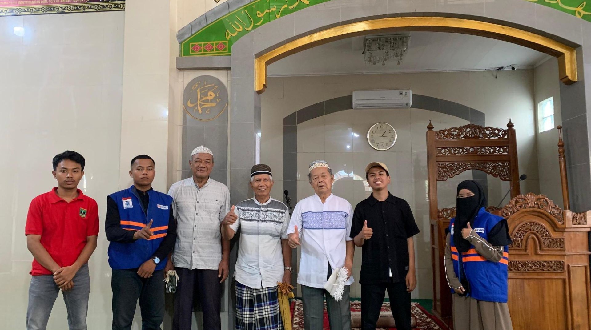 DT Peduli Sumbar Survei Lokasi Penyaluran Hewan Qurban Titipan CIMB Niaga Syariah di Masjid Hidayah 