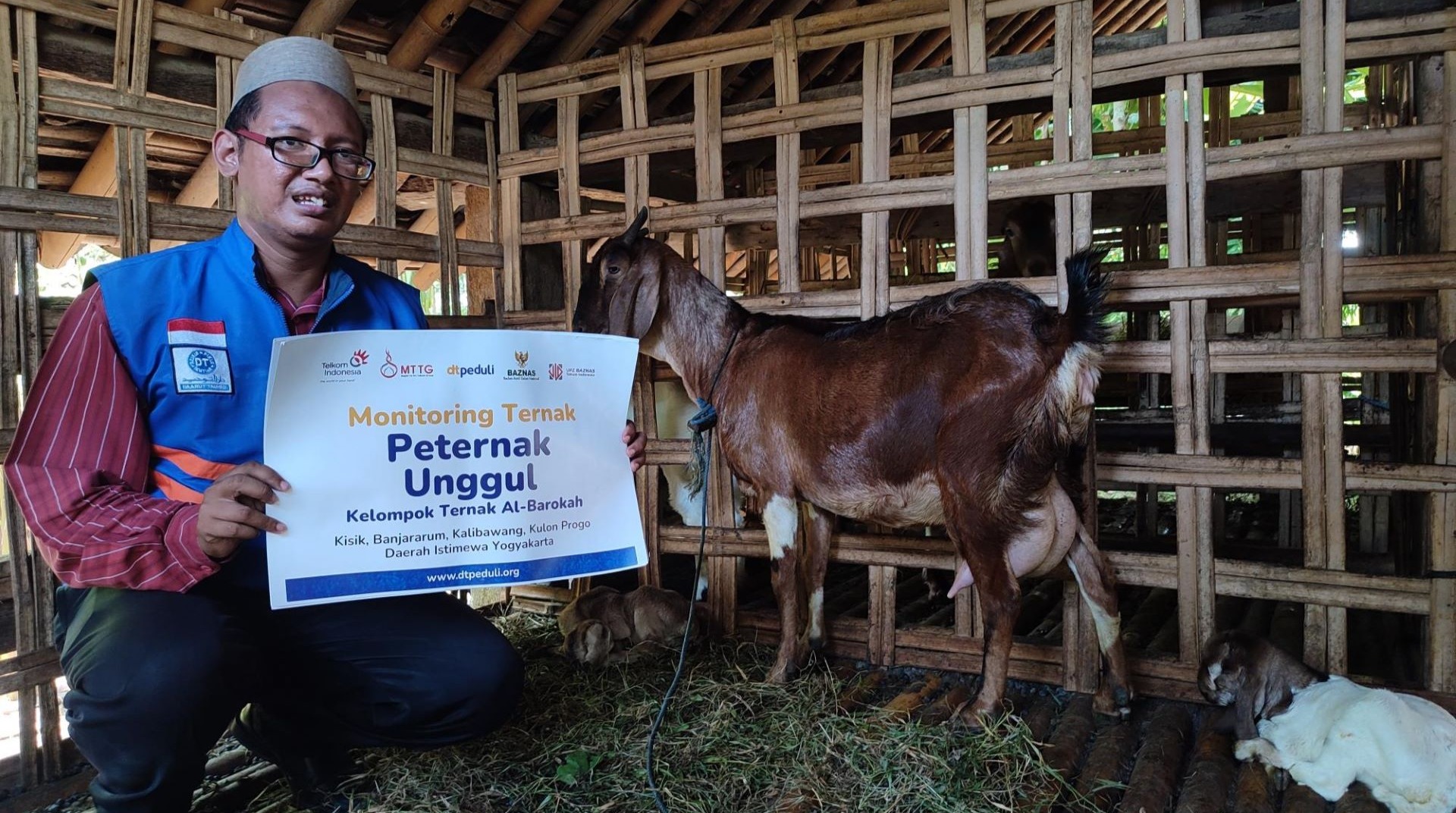 DT Peduli Bersama UPZ BAZNAS Telkom Jateng-DIY Lakukan Monitoring Program Kampung Akhlak 