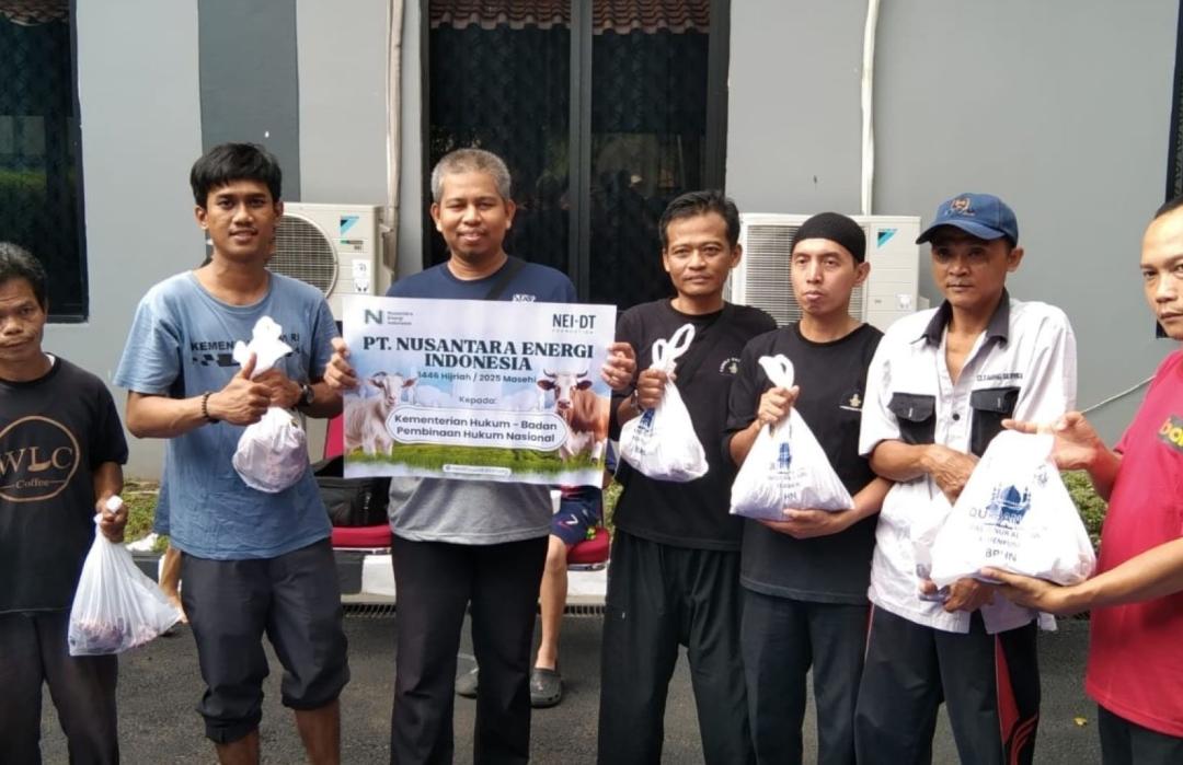 Bersama DT Peduli, PT NEI Qurban Bantu Masyarakat Sekitar BPHN Jakarta 
