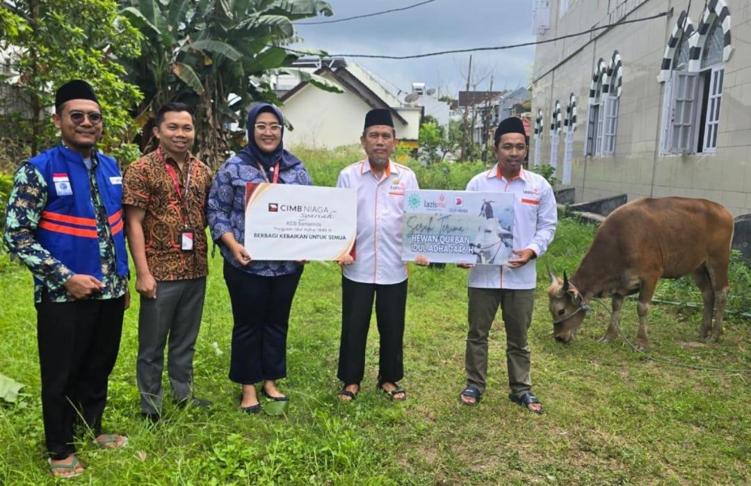 DT Peduli Kalsel dan CIMB Niaga Syariah Bagikan Hewan Qurban di Banjarmasin dan Samarinda 