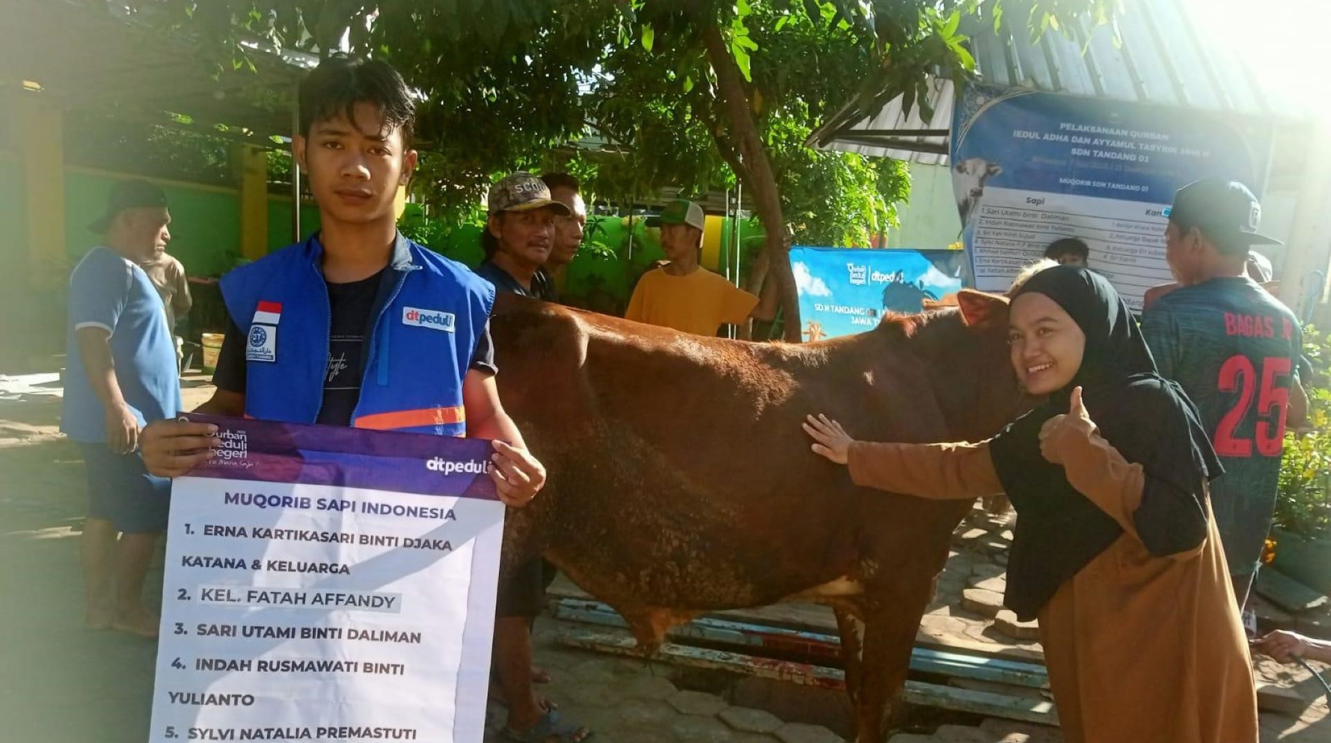 Gandeng DT Peduli, SD Tandang 01 Adakan Qurban 