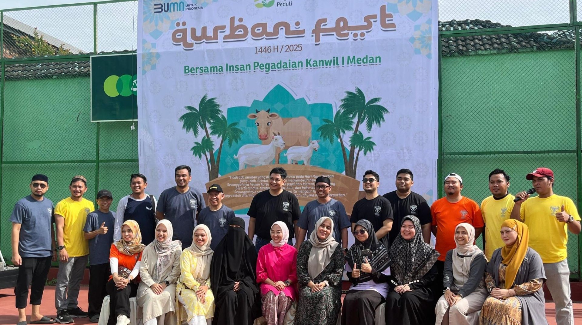 DT Peduli Sumut Bersama PT Pegadaian Kanwil 1 Medan Gelar Qurban Festival