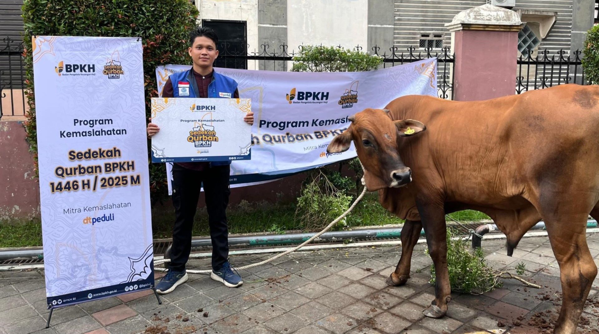Tebar Kebaikan Iduladha 1446 H, BPKH dan DT Peduli Salurkan Sedekah Daging di Sumut 