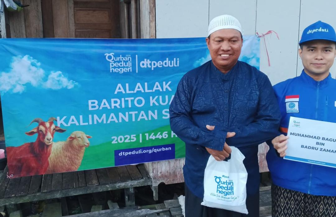 DT Peduli Kalsel Tebar Manfaat Qurban di Wilayah Alalak, Barito Kuala 