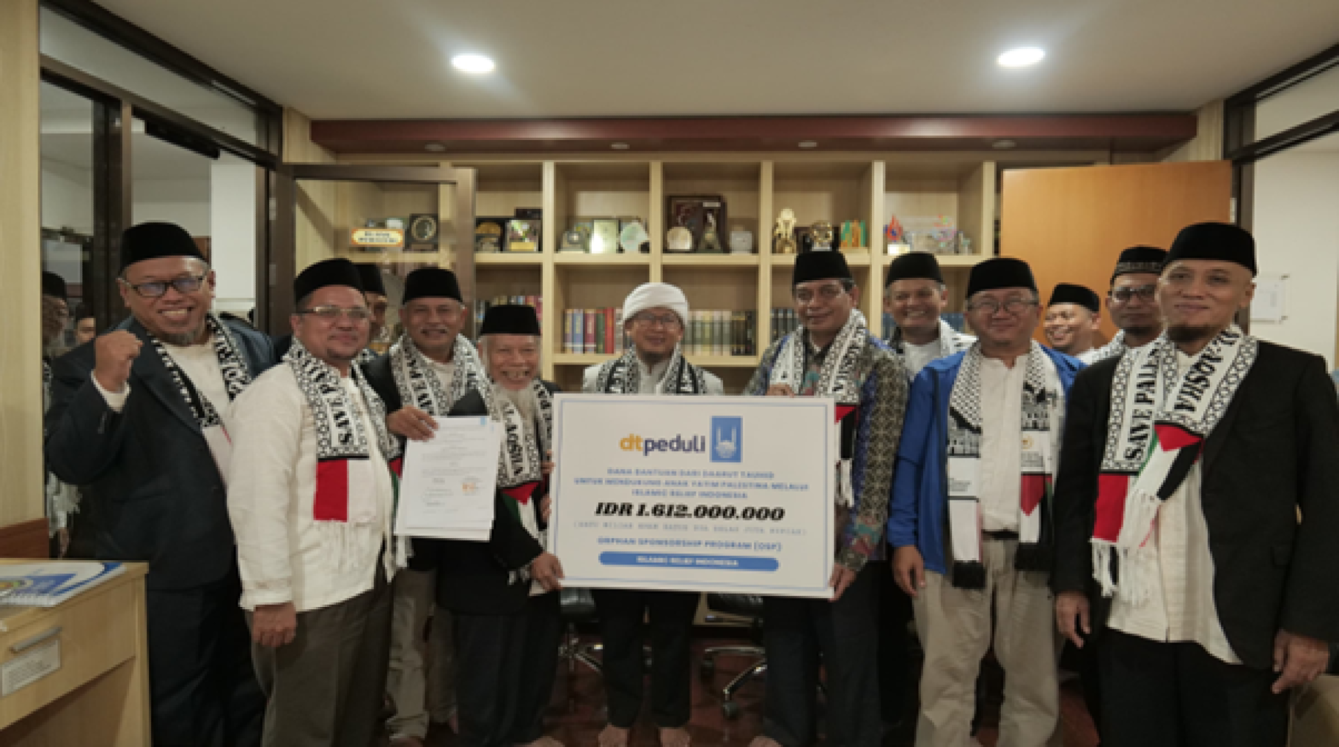 Buka Tahun Baru 1447 H, Islamic Relief Bersama DT Peduli Tanda Tangani Kerja Sama Santuni 100 Anak Yatim Gaza Selama Setahun