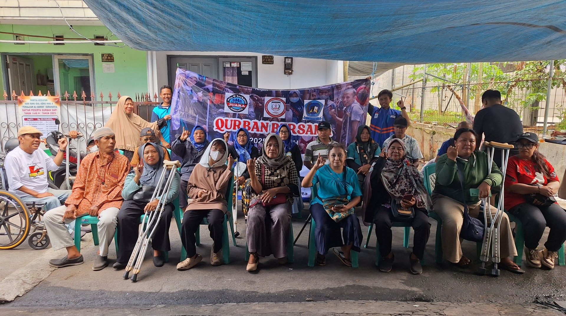 DT Peduli Solo Gelar Qurban Peduli Negeri Bersama Sahabat Disabilitas 