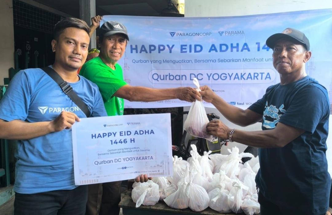 PT Paragon Bersama DT Peduli Yogyakarta Salurkan Hewan Qurban di Kulon Progo dan Kota Yogyakarta 