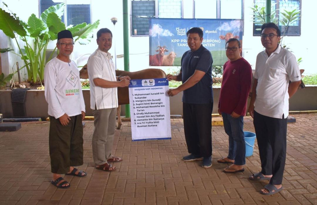 KPP Pratama Serpong Kembali Bekerja Sama dengan DT Peduli Banten dalam Pelaksanaan Qurban 1446 H 