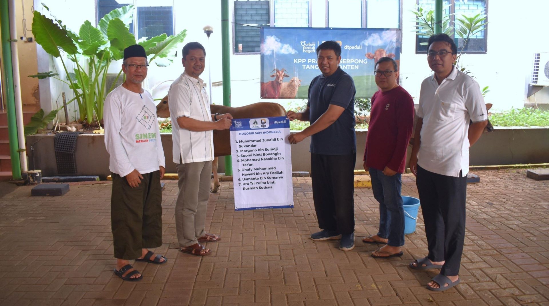 KPP Pratama Serpong Kembali Bekerja Sama dengan DT Peduli Banten dalam Pelaksanaan Qurban 1446 H 