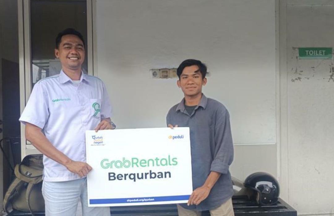 Sinergi Kebaikan, Grab dan DT Peduli Salurkan Qurban untuk Karyawan Pengemudi 