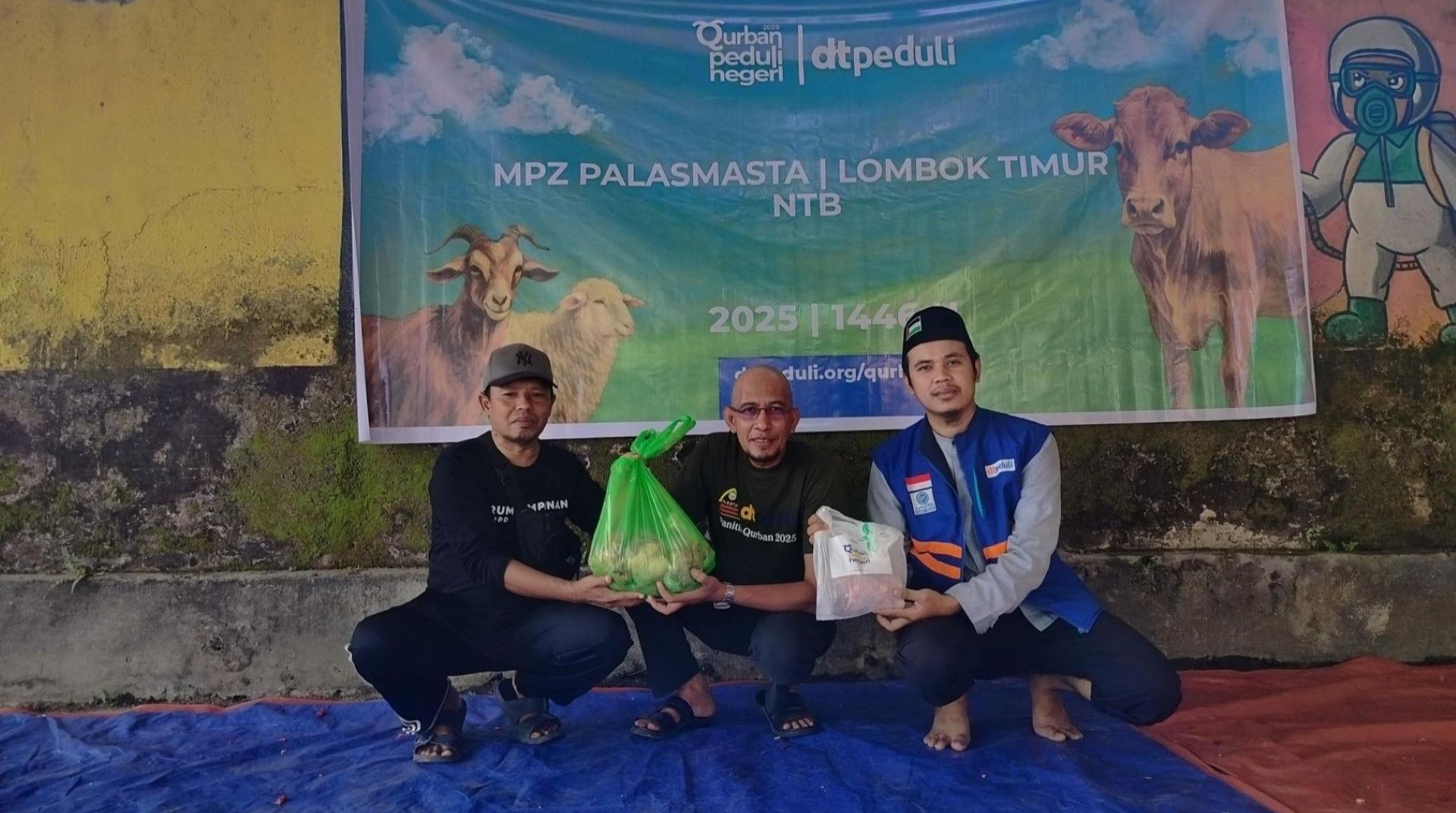 Sinergi Kebaikan, MPZ Palasamasta Bersama DT Peduli Gelar Qurban 1446 H  