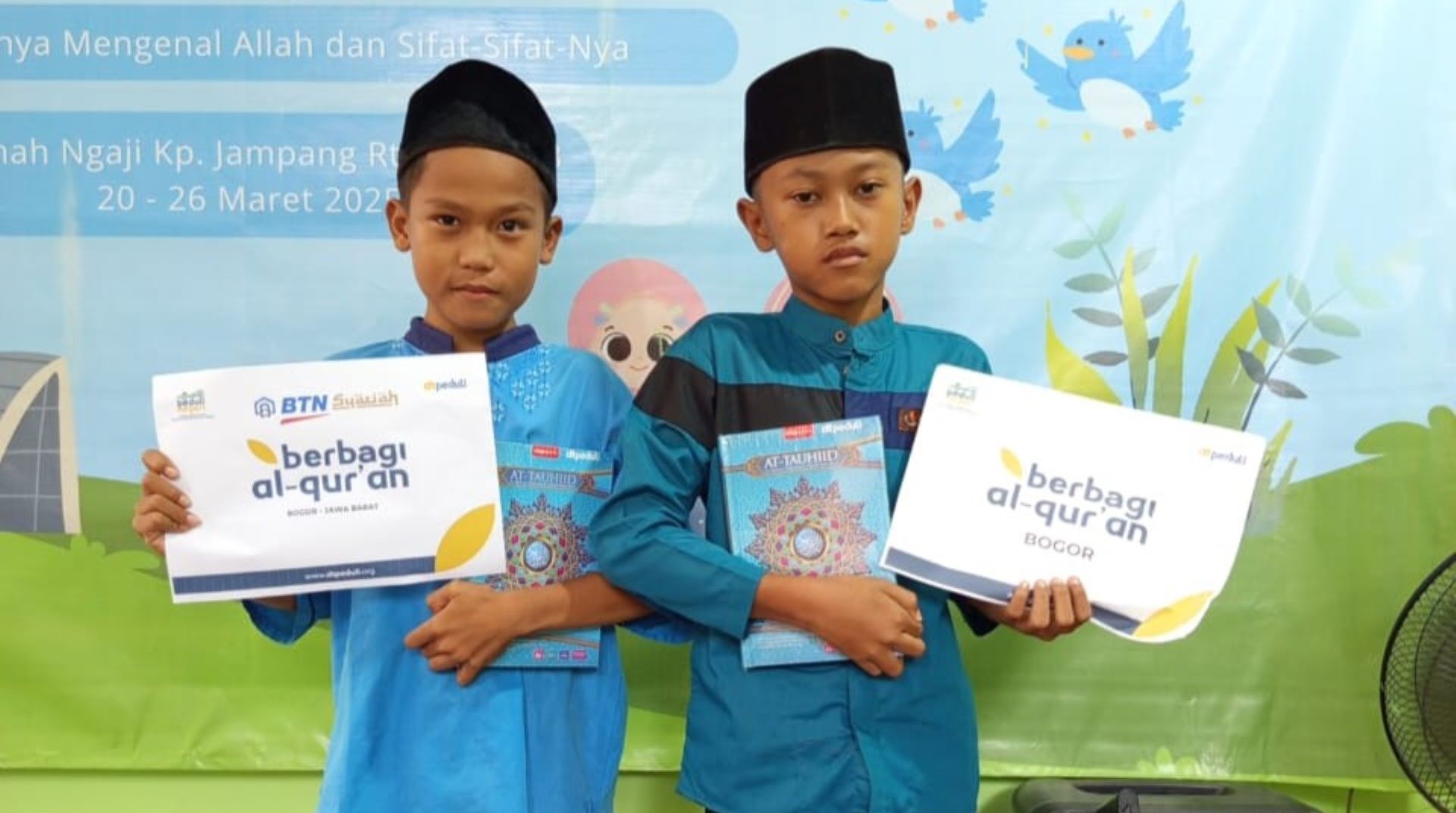 Langkah Kecil, Pahala Besar: BTN Syariah dan DT Peduli Bogor Salurkan Al-Qur’an ke TPQ Rumah Ngaji 
