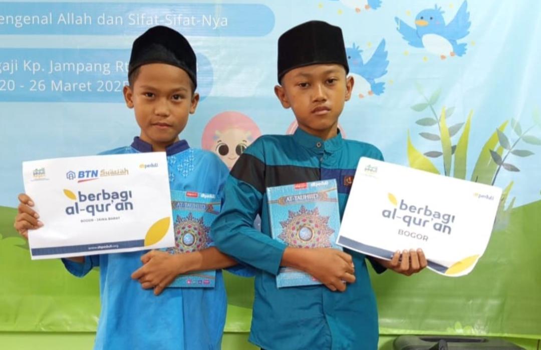 Langkah Kecil, Pahala Besar: BTN Syariah dan DT Peduli Bogor Salurkan Al-Qur’an ke TPQ Rumah Ngaji 