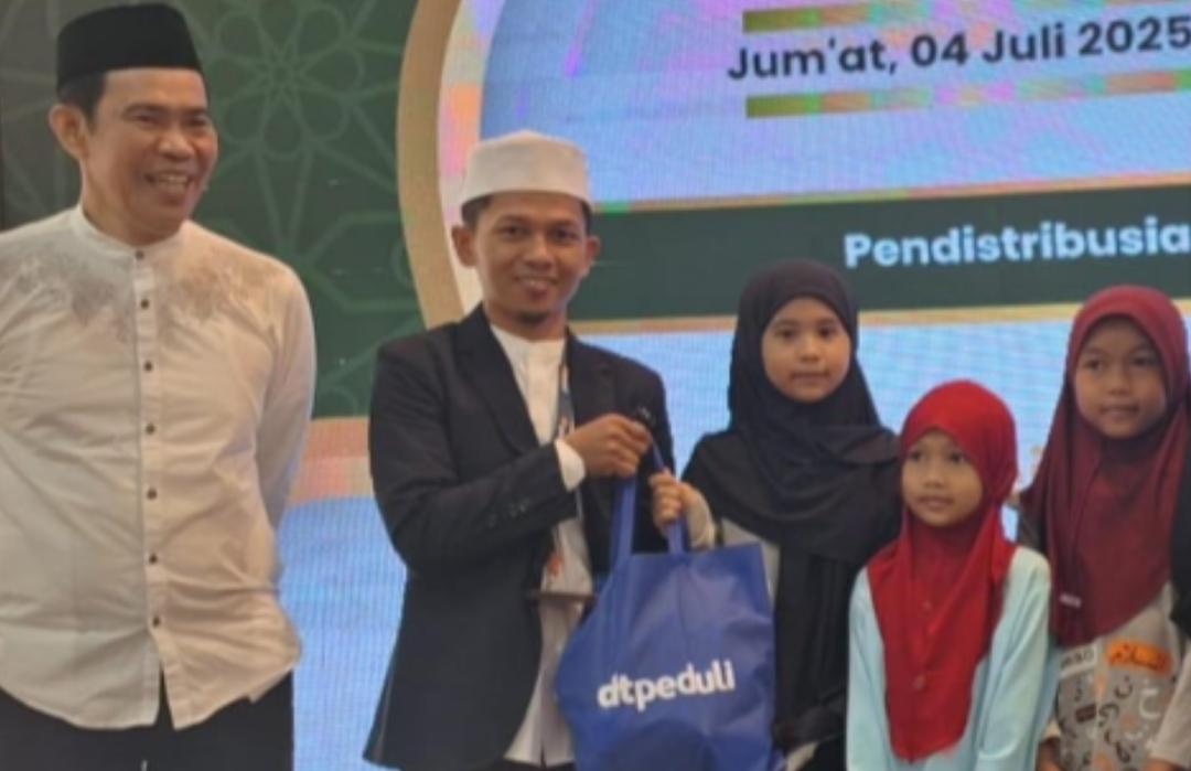DT Peduli Sulsel Ikut Memeriahkan Lebaran Yatim dan Difabel di Kantor Kemenag Sulsel 