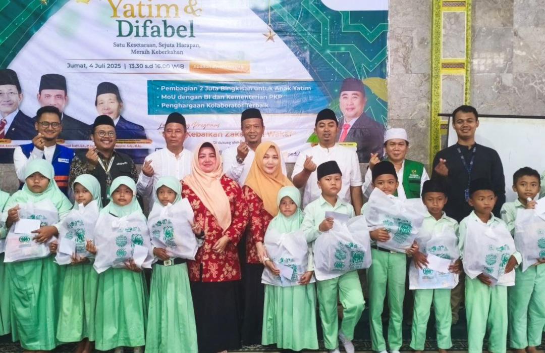 DT Peduli Cianjur Berkontribusi dalam Kegiatan Lebaran Yatim dan Difabel Serentak Kemenag RI 