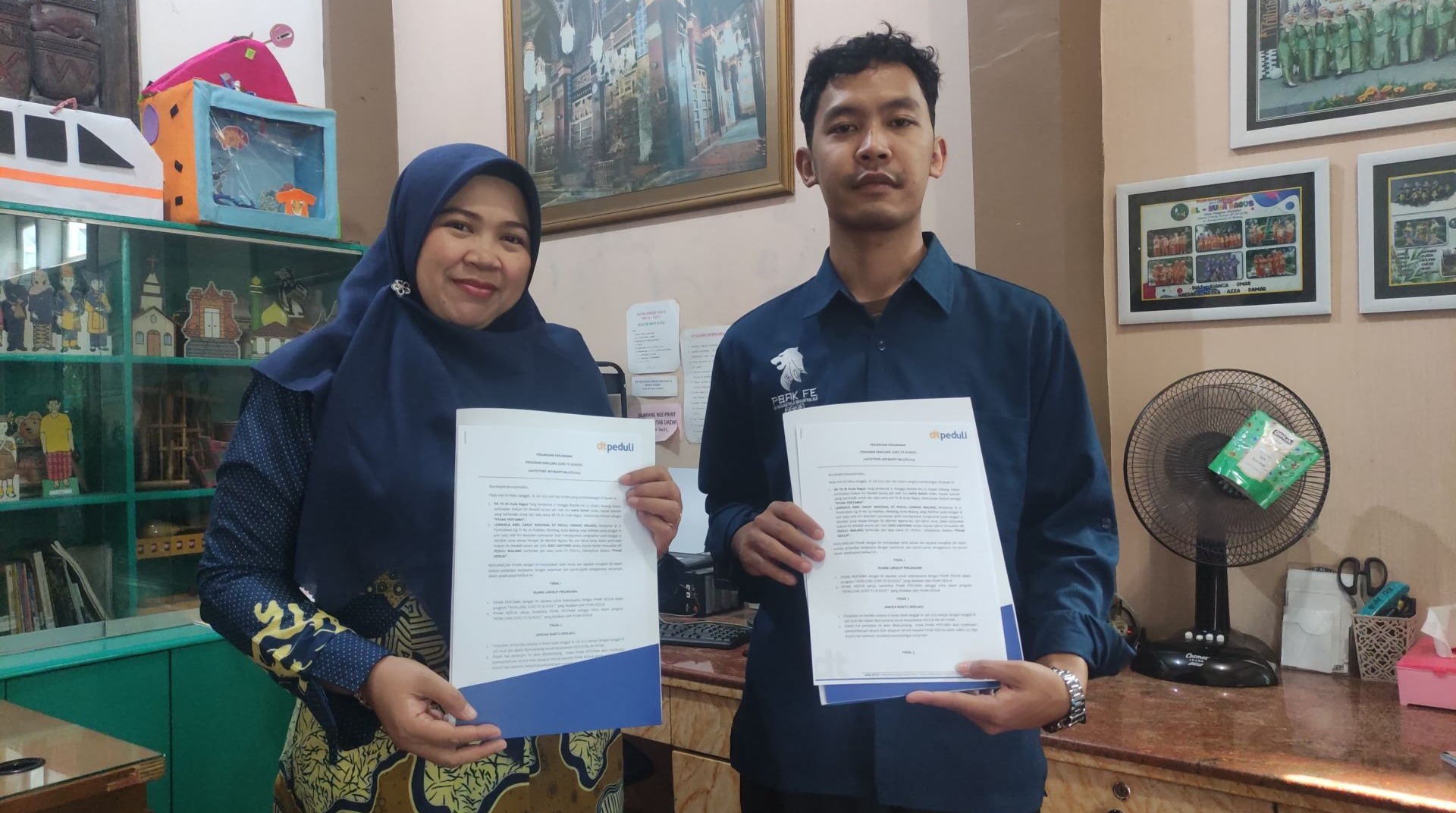 Perpanjang Kerja Sama, DT Peduli Lanjutkan Program Kencleng Goes to School di TK Al Huda Bagus Malang 