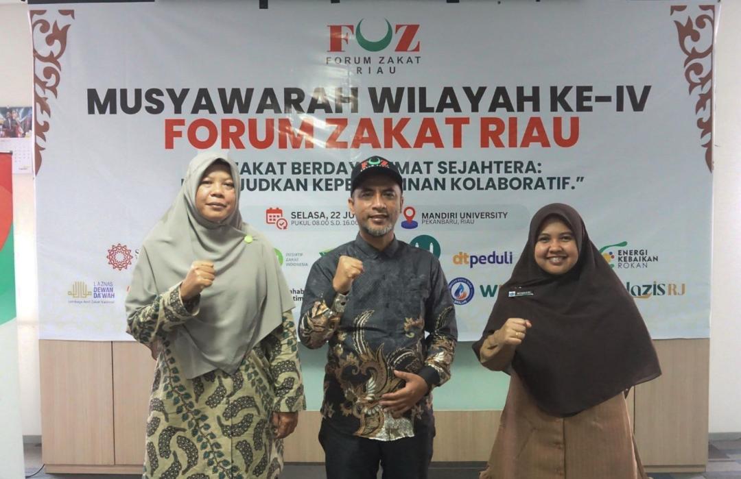 Kepala DT Peduli Riau Terpilih sebagai Bendahara Umum FOZ Riau 2025–2028 