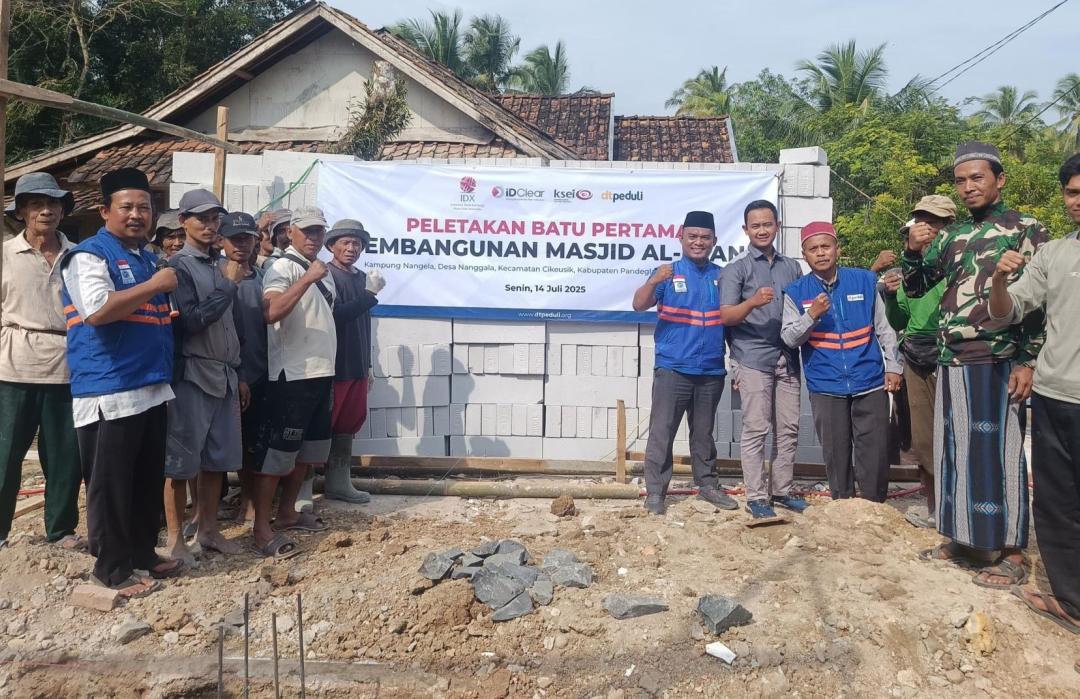 DT Peduli Banten Bersama IDX Resmi Mulai Pembangunan Masjid Al-Iman di Pandeglang 