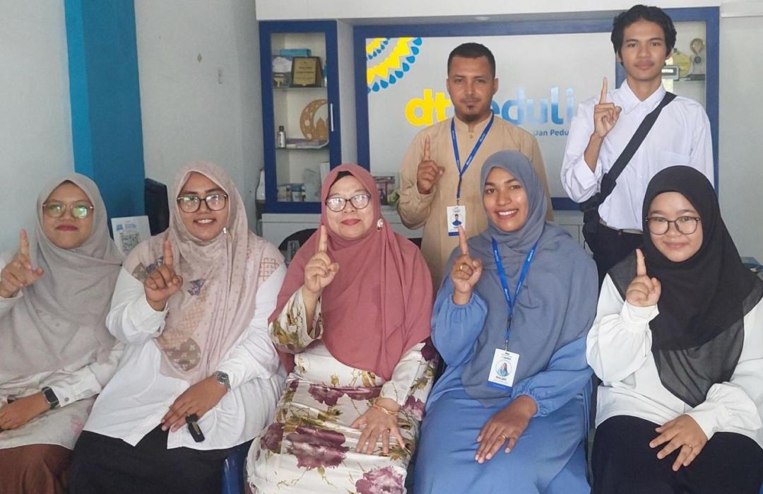 DT Peduli Aceh dan Fakultas Dakwah UIN Ar-Raniry Jalin Kolaborasi, Sambut Dua Mahasiswa Magang PMI 