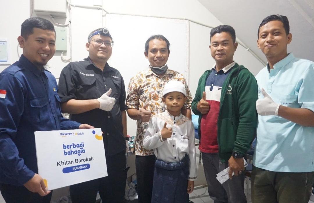 Wujud Cinta di Bulan Muharram, Khitan Barokah DT Peduli Surabaya Hadirkan Senyum Bahagia Anak Yatim dan Dhuafa 