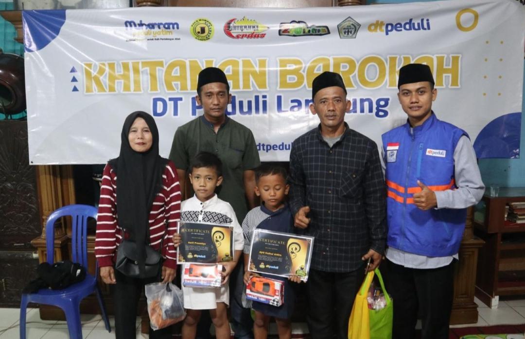 Muharram Peduli Yatim, DT Peduli Lampung Gelar Khitanan Barokah untuk 25 Anak Yatim Dhuafa di Pesisir Laut Pesawaran 