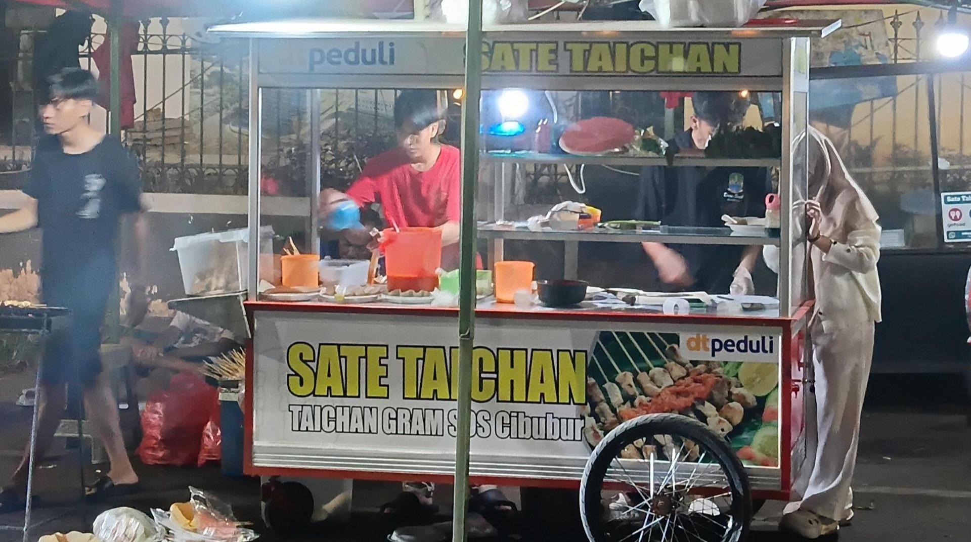 DT Peduli Bekasi Resmi Luncurkan Sate Taichan Kube di GOR Popki Cibubur 