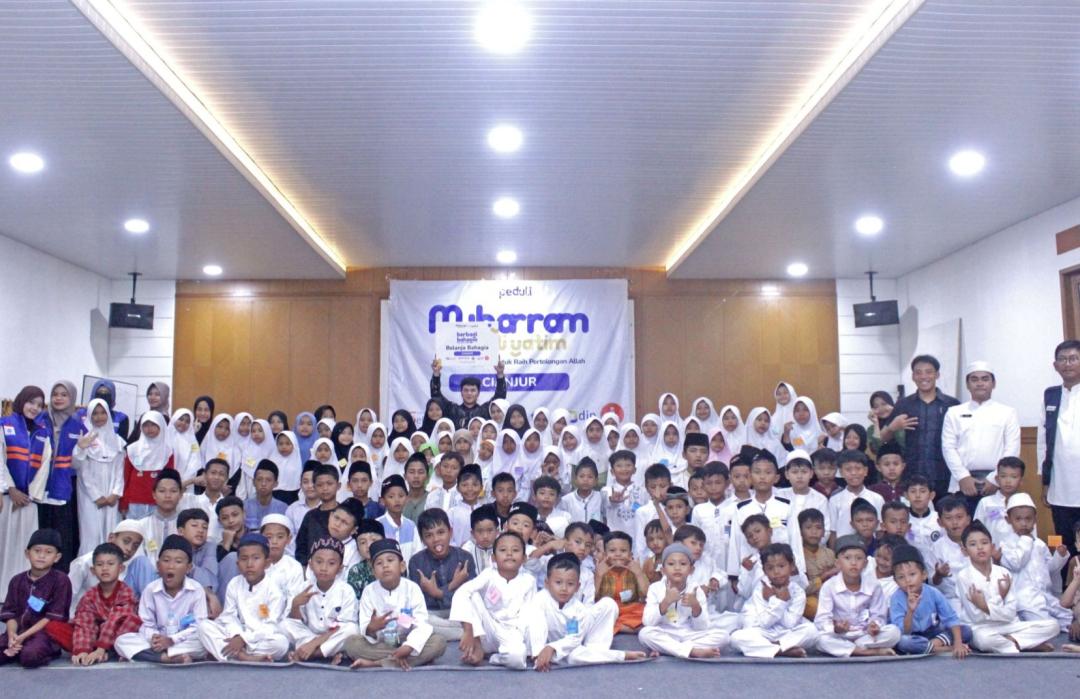 Semarak Muharram Peduli Yatim, DT Peduli Cianjur Gelar Belanja Bahagia untuk 150 Anak Yatim dan Dhuafa 