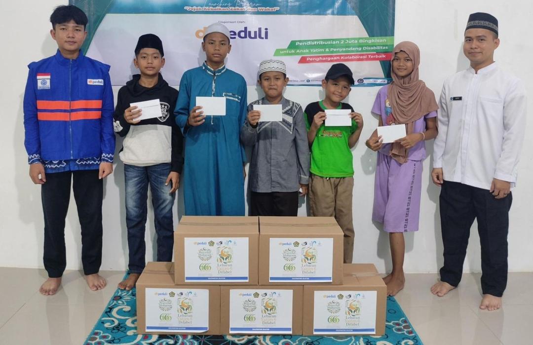 DT Peduli Kalsel dan Kemenag RI Gelar Lebaran Yatim dan Disable 1447 H 