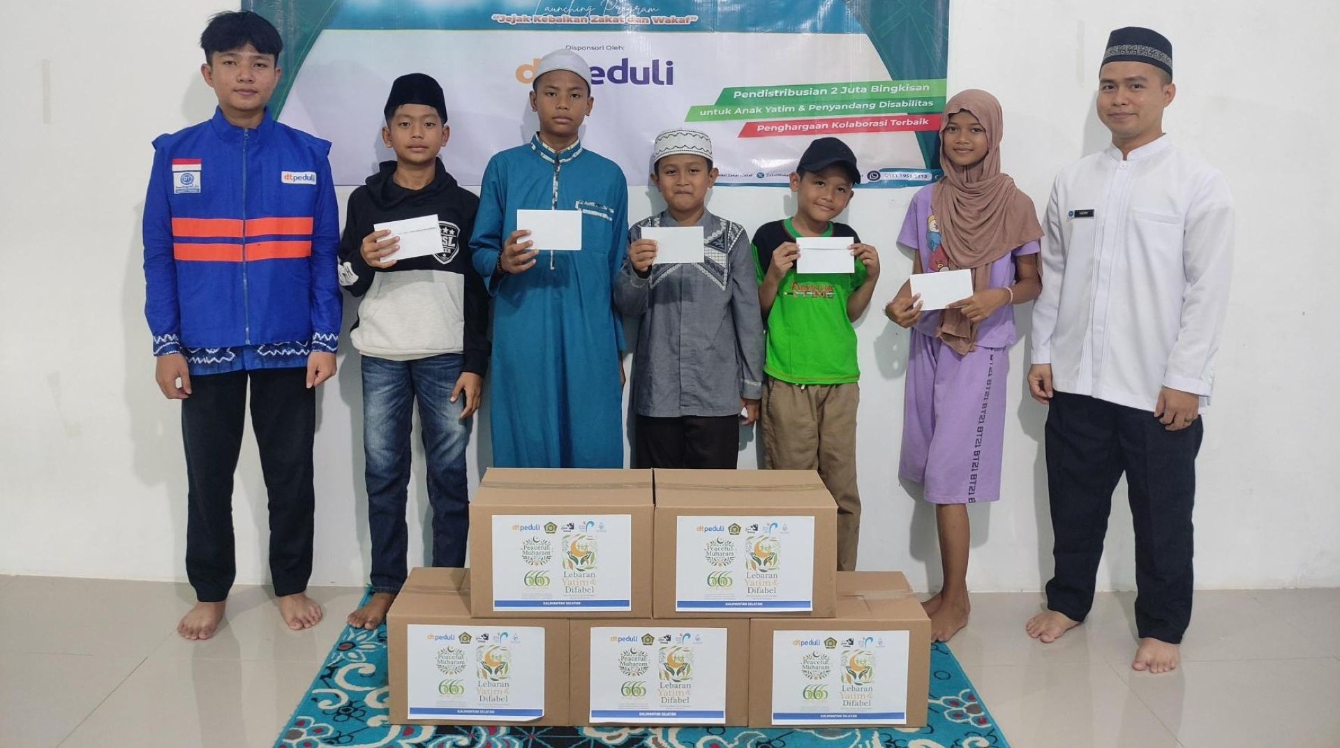 DT Peduli Kalsel dan Kemenag RI Gelar Lebaran Yatim dan Disable 1447 H 