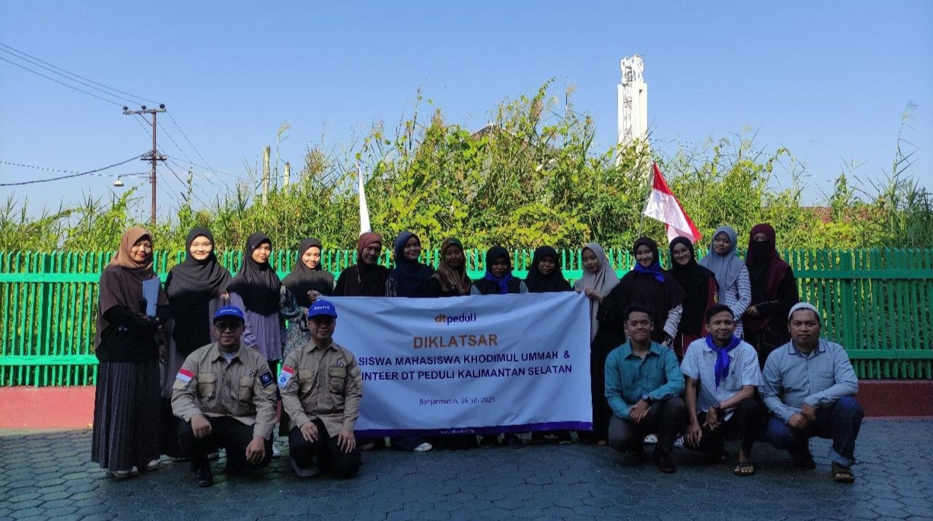 Tanamkan Semangat Pengabdian, DT Peduli Kalsel Gelar Diklatsar Mahasiswa Khodimul Ummah dan Relawan 