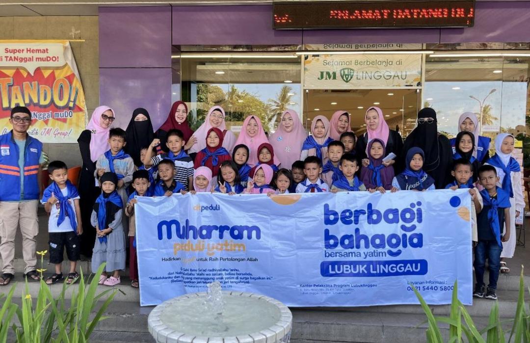 Penuh Kebahagiaan, DT Peduli Lubuk Linggau Ajak 30 Anak Yatim dan Dhuafa Belanja dan Bermain Bersama di Bulan Muharram 