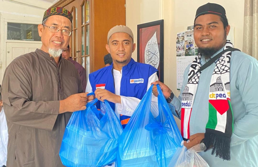 Sinergi Kebaikan, DT Peduli Aceh dan Masjid Al-Hidayah Gelar Aksi Peduli Palestina 