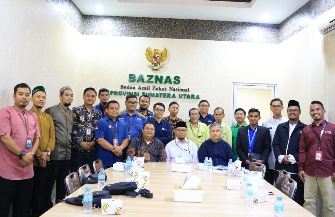 Perkuat Sinergi Zakat, FOZ Sumut Kunjungi Kantor Baznas Sumut 