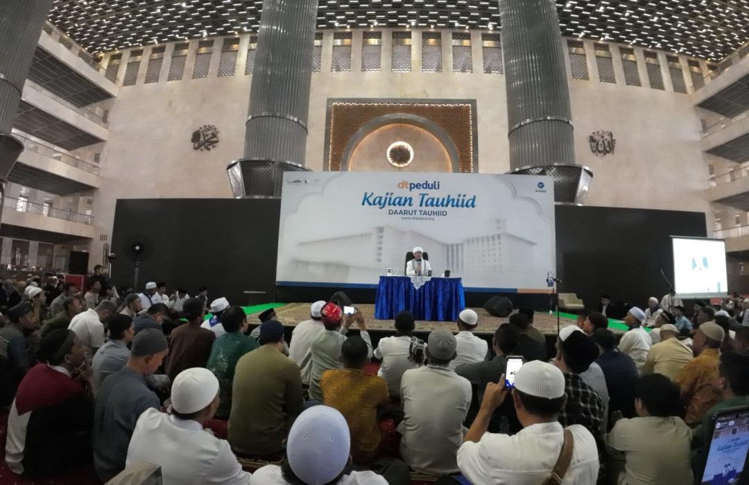 DT Peduli Gelar Kajian Tauhid Bersama Aa Gym, Lima Ribu Jemaah Padati Masjid Istiqlal 