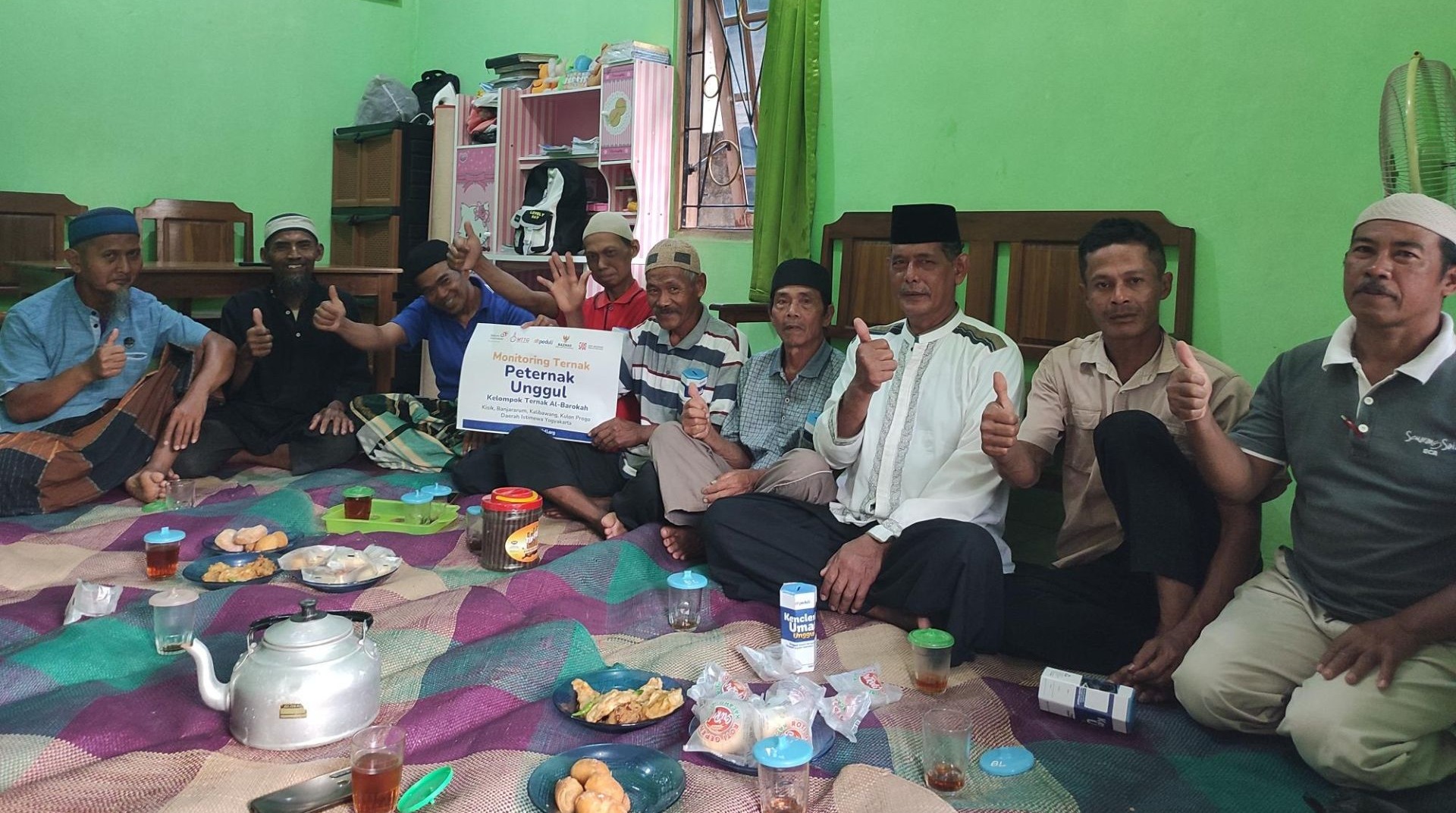 Kelompok Ternak Al Barokah Kampung Akhlak Gelar Pertemuan Bulanan, Hadirkan Kabar Gembira dan Semangat Baru 