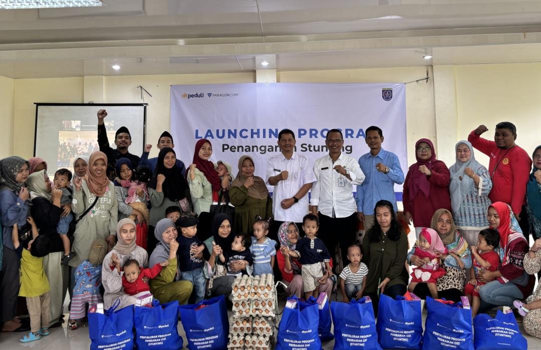 PT Paragon dan DT Peduli Luncurkan Program Penanganan Stunting di Cimpaeun Depok
