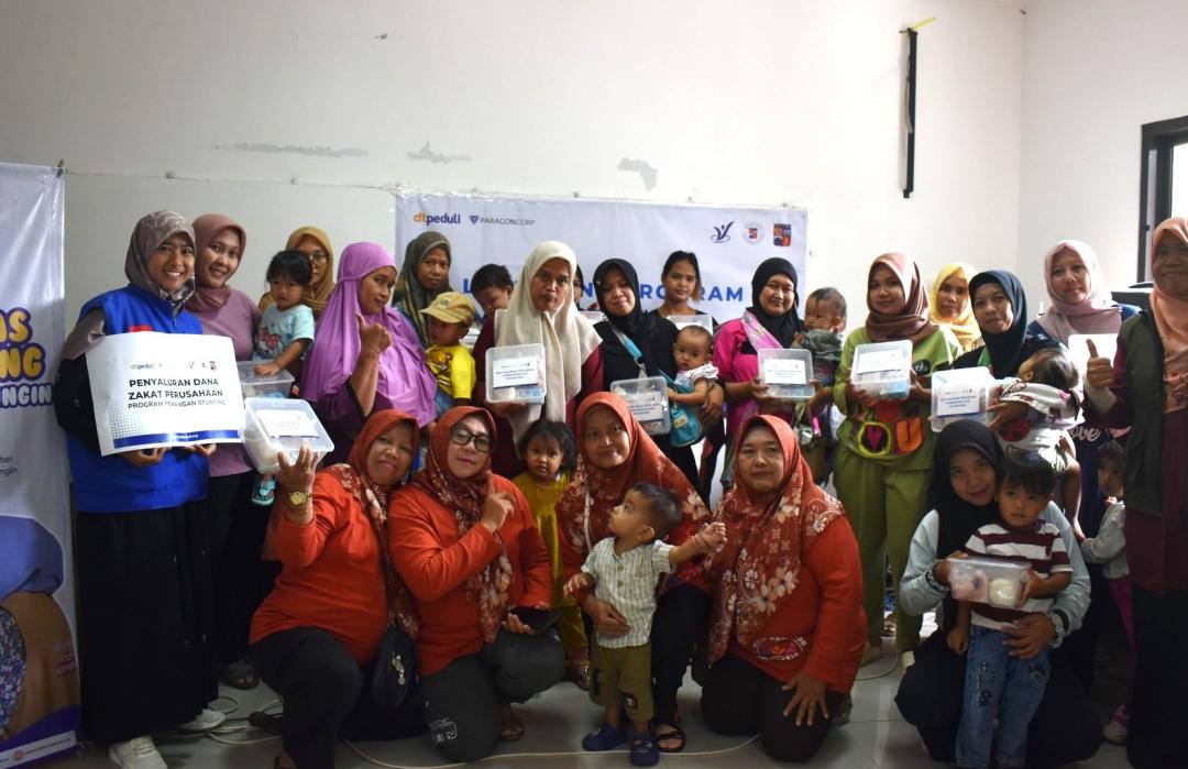 Tangani Stunting, PT Paragon dan DT Peduli Bogor Luncurkan Program Perbaikan Gizi di Kedung Waringin 