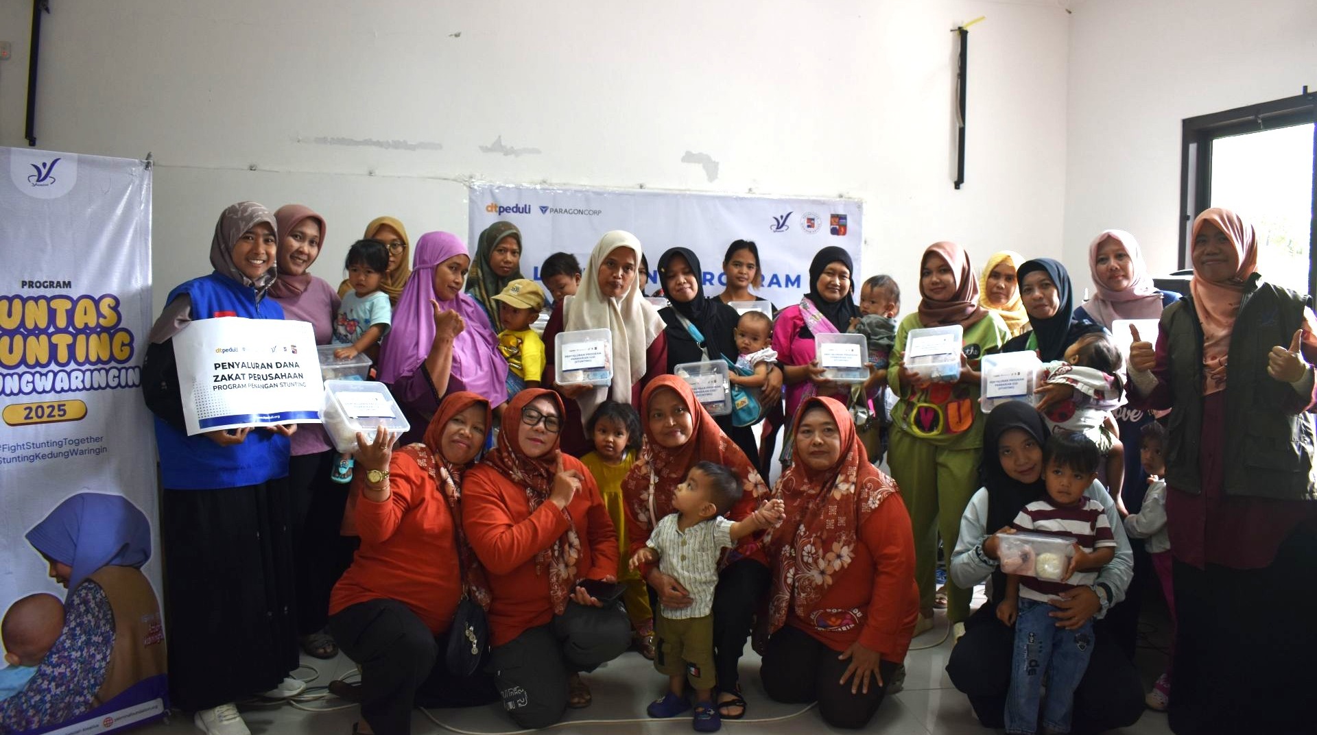 Tangani Stunting, PT Paragon dan DT Peduli Bogor Luncurkan Program Perbaikan Gizi di Kedung Waringin 